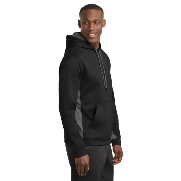Sport-Tek Sport-Wick Fleece Colorblock Hooded Pullover. - Sport-Tek Sport-Wick Fleece Colorblock Hooded Pullover. - Image 2 of 33