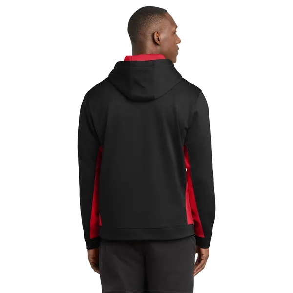 Sport-Tek Sport-Wick Fleece Colorblock Hooded Pullover. - Sport-Tek Sport-Wick Fleece Colorblock Hooded Pullover. - Image 11 of 33