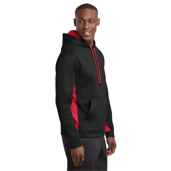 Sport-Tek Sport-Wick Fleece Colorblock Hooded Pullover. - Sport-Tek Sport-Wick Fleece Colorblock Hooded Pullover. - Image 12 of 33