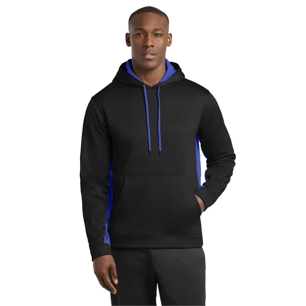 Sport-Tek Sport-Wick Fleece Colorblock Hooded Pullover. - Sport-Tek Sport-Wick Fleece Colorblock Hooded Pullover. - Image 19 of 33