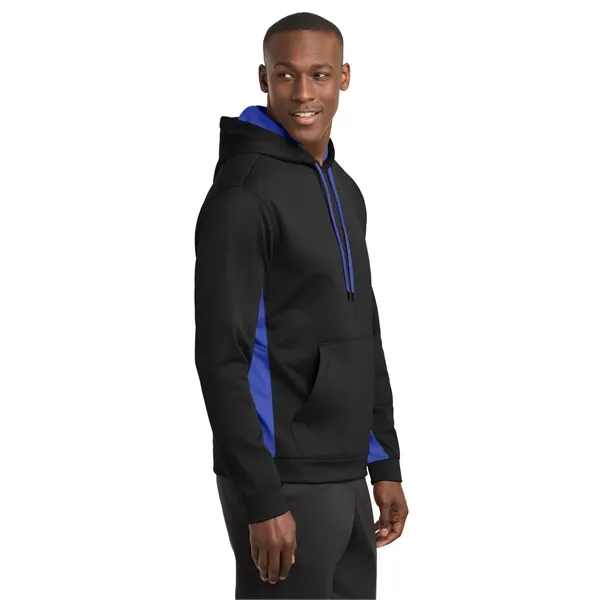 Sport-Tek Sport-Wick Fleece Colorblock Hooded Pullover. - Sport-Tek Sport-Wick Fleece Colorblock Hooded Pullover. - Image 21 of 33