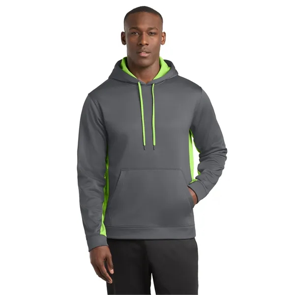 Sport-Tek Sport-Wick Fleece Colorblock Hooded Pullover. - Sport-Tek Sport-Wick Fleece Colorblock Hooded Pullover. - Image 24 of 33
