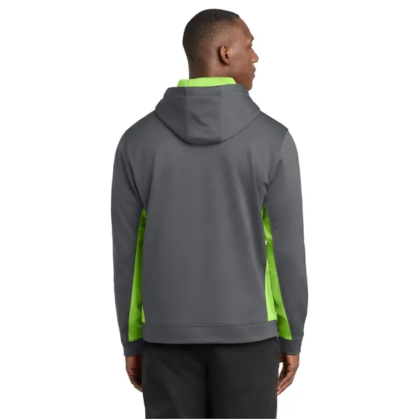 Sport-Tek Sport-Wick Fleece Colorblock Hooded Pullover. - Sport-Tek Sport-Wick Fleece Colorblock Hooded Pullover. - Image 25 of 33