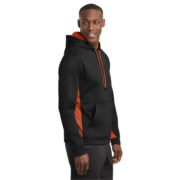 Sport-Tek Sport-Wick Fleece Colorblock Hooded Pullover. - Sport-Tek Sport-Wick Fleece Colorblock Hooded Pullover. - Image 7 of 33