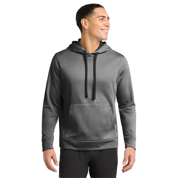 Sport-Tek PosiCharge Sport-Wick Heather Fleece Hooded Pul... - Sport-Tek PosiCharge Sport-Wick Heather Fleece Hooded Pul... - Image 0 of 13