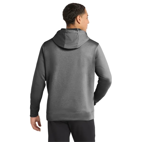 Sport-Tek PosiCharge Sport-Wick Heather Fleece Hooded Pul... - Sport-Tek PosiCharge Sport-Wick Heather Fleece Hooded Pul... - Image 1 of 13