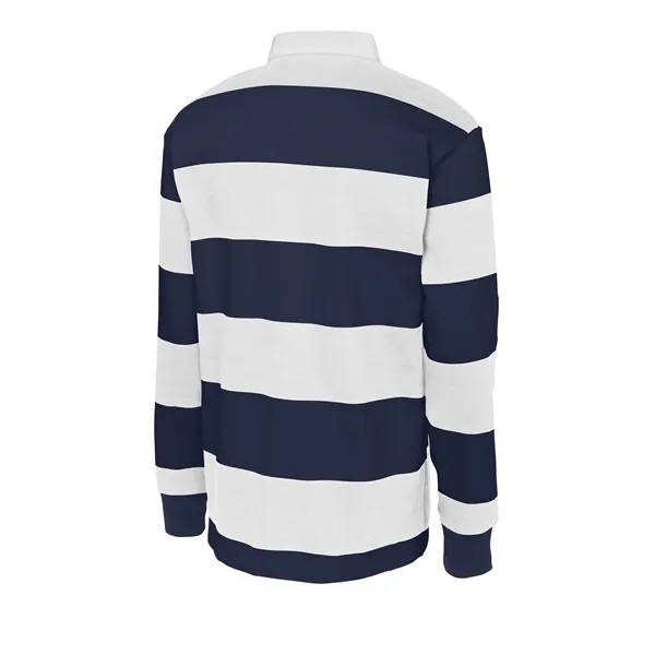 Sport-Tek Classic Long Sleeve Rugby Polo. - Sport-Tek Classic Long Sleeve Rugby Polo. - Image 10 of 15