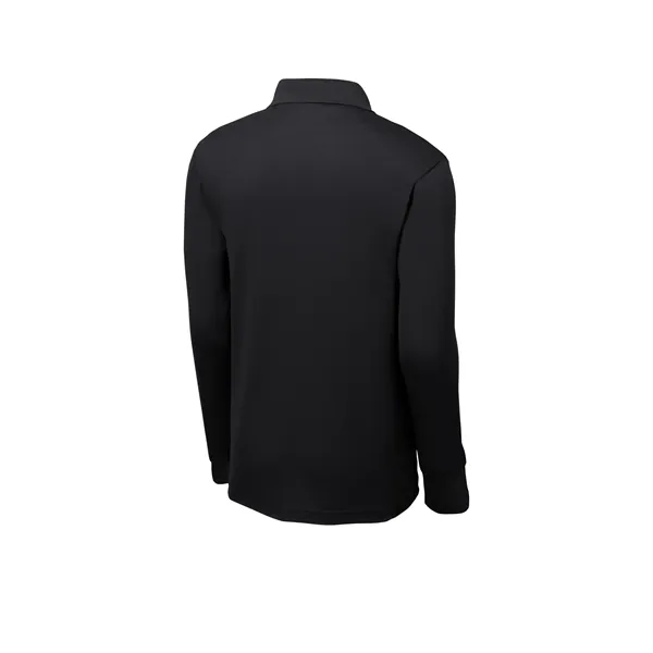 Sport-Tek Long Sleeve Micropique Sport-Wick Polo. - Sport-Tek Long Sleeve Micropique Sport-Wick Polo. - Image 4 of 44