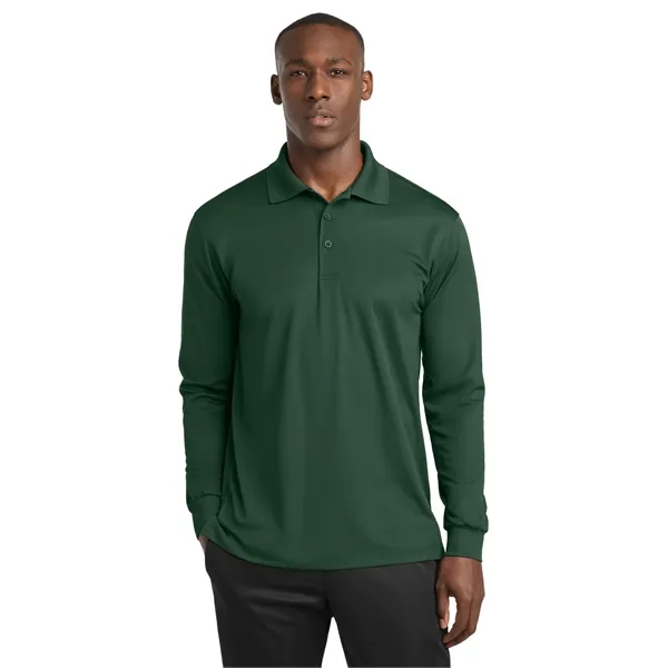 Sport-Tek Long Sleeve Micropique Sport-Wick Polo. - Sport-Tek Long Sleeve Micropique Sport-Wick Polo. - Image 5 of 44