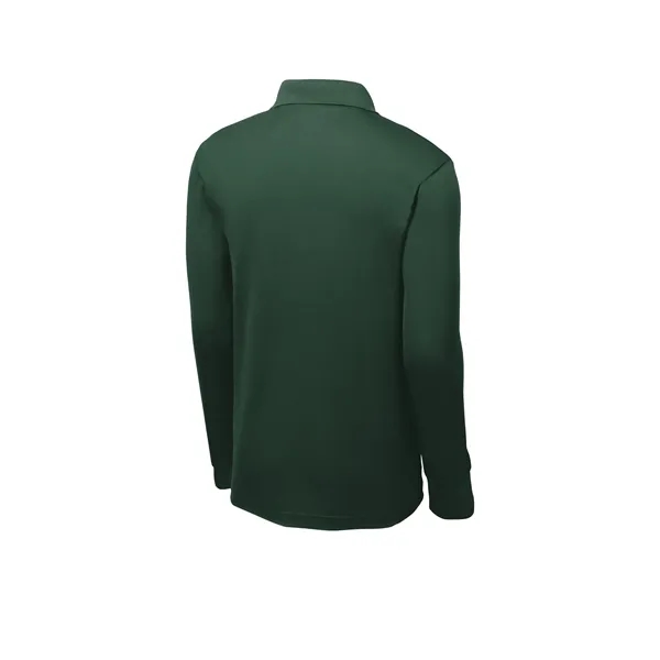 Sport-Tek Long Sleeve Micropique Sport-Wick Polo. - Sport-Tek Long Sleeve Micropique Sport-Wick Polo. - Image 9 of 44
