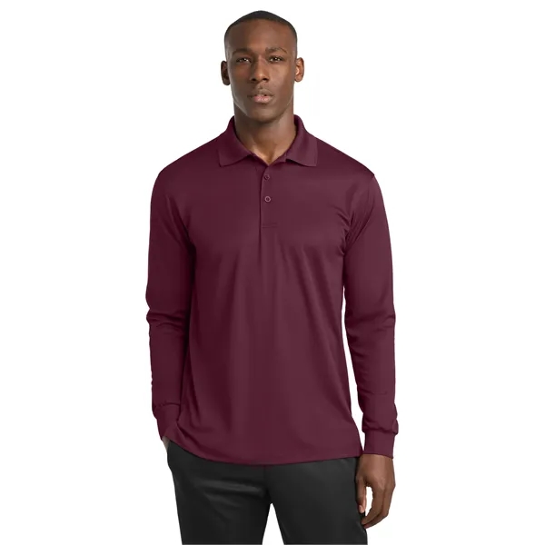 Sport-Tek Long Sleeve Micropique Sport-Wick Polo. - Sport-Tek Long Sleeve Micropique Sport-Wick Polo. - Image 10 of 44