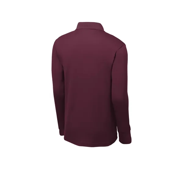 Sport-Tek Long Sleeve Micropique Sport-Wick Polo. - Sport-Tek Long Sleeve Micropique Sport-Wick Polo. - Image 14 of 44