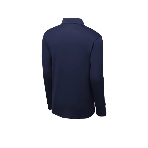 Sport-Tek Long Sleeve Micropique Sport-Wick Polo. - Sport-Tek Long Sleeve Micropique Sport-Wick Polo. - Image 19 of 44