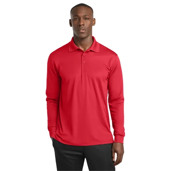 Sport-Tek Long Sleeve Micropique Sport-Wick Polo. - Sport-Tek Long Sleeve Micropique Sport-Wick Polo. - Image 20 of 44