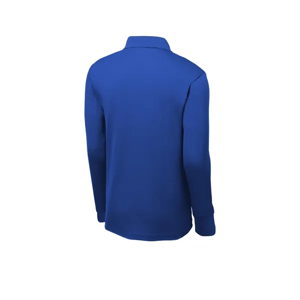 Sport-Tek Long Sleeve Micropique Sport-Wick Polo. - Sport-Tek Long Sleeve Micropique Sport-Wick Polo. - Image 29 of 44