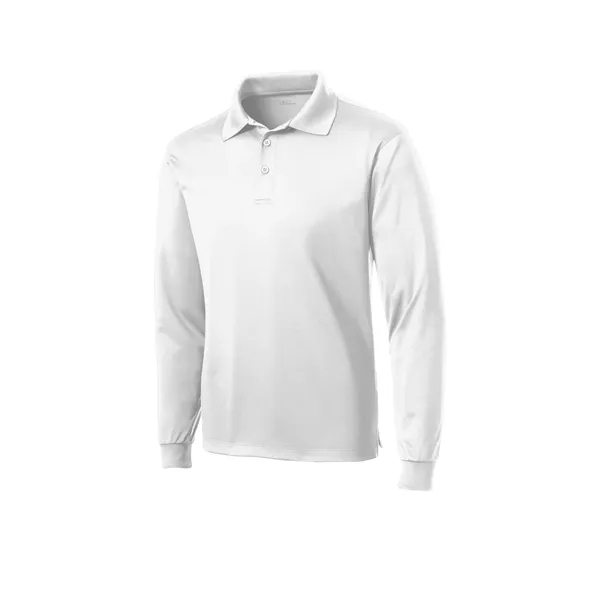 Sport-Tek Long Sleeve Micropique Sport-Wick Polo. - Sport-Tek Long Sleeve Micropique Sport-Wick Polo. - Image 33 of 44
