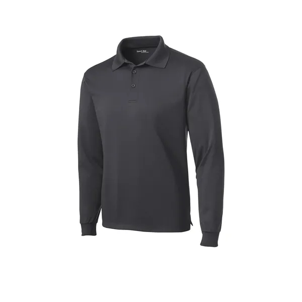 Sport-Tek Long Sleeve Micropique Sport-Wick Polo. - Sport-Tek Long Sleeve Micropique Sport-Wick Polo. - Image 38 of 44