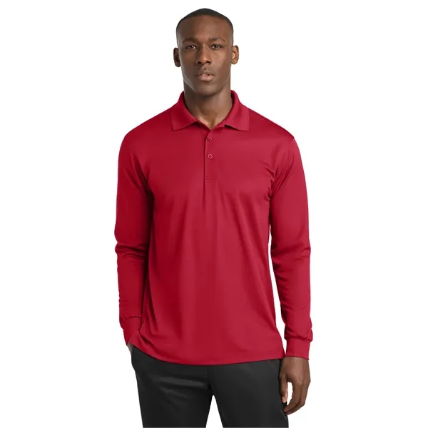 Sport-Tek Long Sleeve Micropique Sport-Wick Polo. - Sport-Tek Long Sleeve Micropique Sport-Wick Polo. - Image 40 of 44