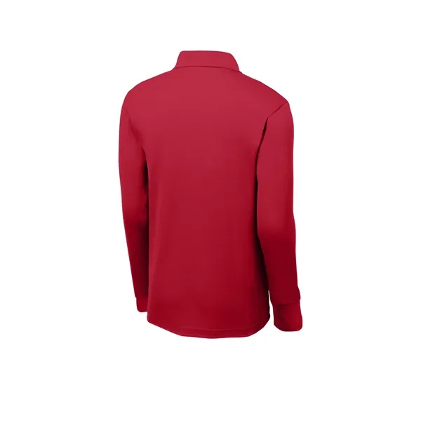 Sport-Tek Long Sleeve Micropique Sport-Wick Polo. - Sport-Tek Long Sleeve Micropique Sport-Wick Polo. - Image 44 of 44