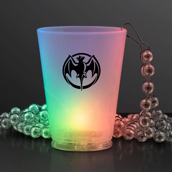 1.5 oz. Light Up Shot Glass on Party Bead Necklaces - 1.5 oz. Light Up Shot Glass on Party Bead Necklaces - Image 12 of 13