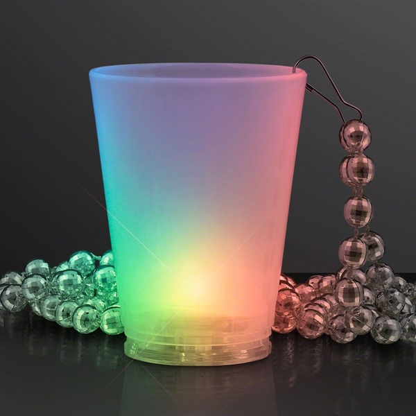 1.5 oz. Light Up Shot Glass on Party Bead Necklaces - 1.5 oz. Light Up Shot Glass on Party Bead Necklaces - Image 13 of 13