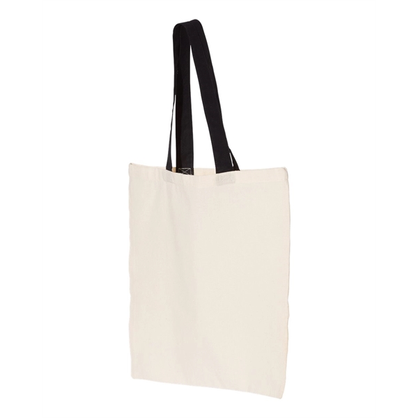 OAD Contrast-Color Handle Tote - OAD Contrast-Color Handle Tote - Image 4 of 12