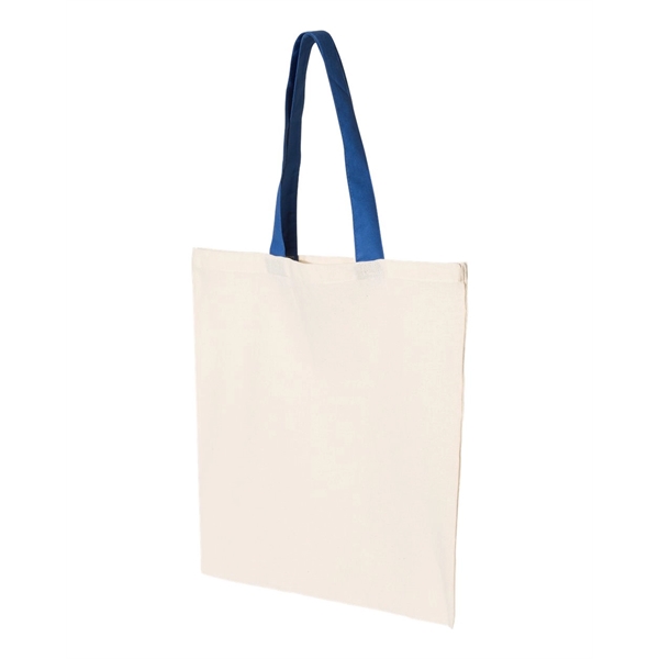 OAD Contrast-Color Handle Tote - OAD Contrast-Color Handle Tote - Image 8 of 12
