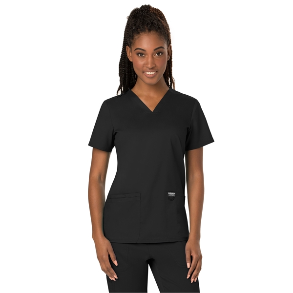 Cherokee Workwear Revolution Women's V-Neck Top - Cherokee Workwear Revolution Women's V-Neck Top - Image 0 of 19