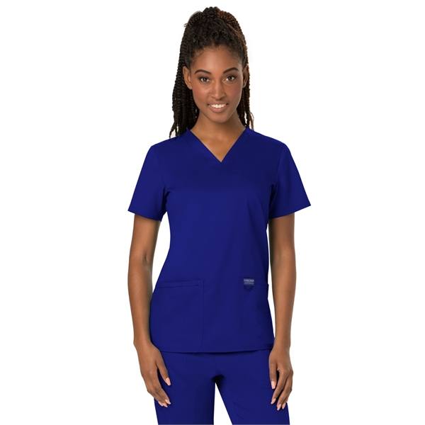 Cherokee Workwear Revolution Women's V-Neck Top - Cherokee Workwear Revolution Women's V-Neck Top - Image 5 of 19