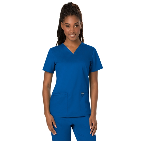 Cherokee Workwear Revolution Women's V-Neck Top - Cherokee Workwear Revolution Women's V-Neck Top - Image 14 of 19