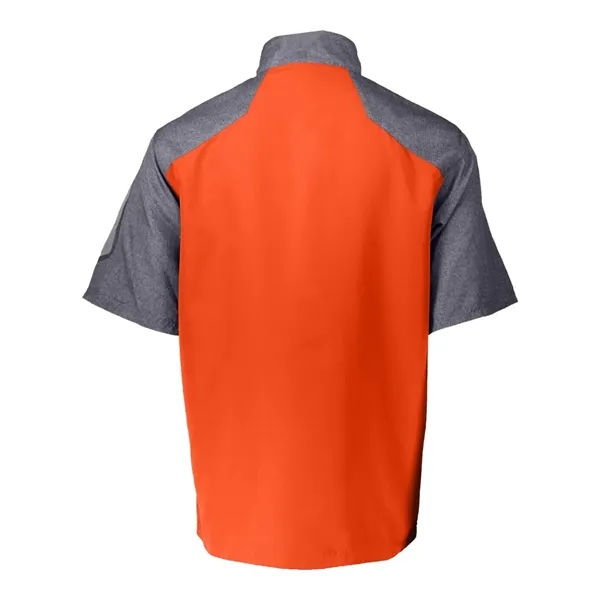 Holloway Unisex Raider Short Sleeve Quarter-Zip Pullover - Holloway Unisex Raider Short Sleeve Quarter-Zip Pullover - Image 16 of 20