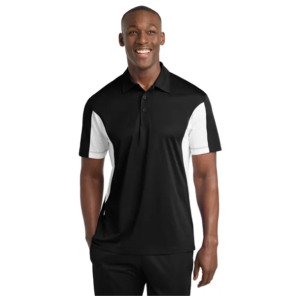 Sport-Tek Tall Side Blocked Micropique Sport-Wick Polo. - Sport-Tek Tall Side Blocked Micropique Sport-Wick Polo. - Image 3 of 54