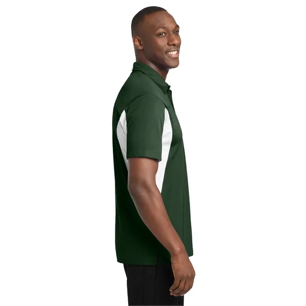 Sport-Tek Tall Side Blocked Micropique Sport-Wick Polo. - Sport-Tek Tall Side Blocked Micropique Sport-Wick Polo. - Image 8 of 54