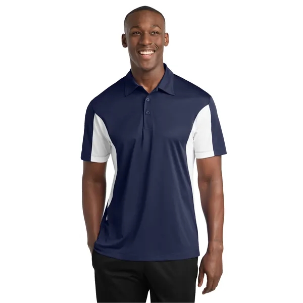 Sport-Tek Tall Side Blocked Micropique Sport-Wick Polo. - Sport-Tek Tall Side Blocked Micropique Sport-Wick Polo. - Image 12 of 54