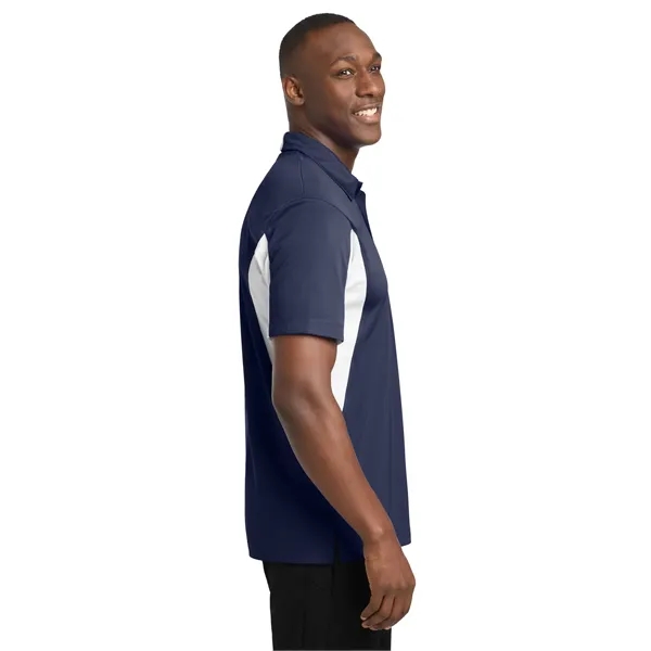 Sport-Tek Tall Side Blocked Micropique Sport-Wick Polo. - Sport-Tek Tall Side Blocked Micropique Sport-Wick Polo. - Image 14 of 54