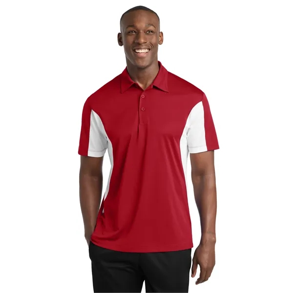 Sport-Tek Tall Side Blocked Micropique Sport-Wick Polo. - Sport-Tek Tall Side Blocked Micropique Sport-Wick Polo. - Image 15 of 54