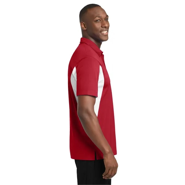 Sport-Tek Tall Side Blocked Micropique Sport-Wick Polo. - Sport-Tek Tall Side Blocked Micropique Sport-Wick Polo. - Image 17 of 54