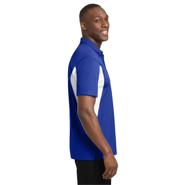 Sport-Tek Tall Side Blocked Micropique Sport-Wick Polo. - Sport-Tek Tall Side Blocked Micropique Sport-Wick Polo. - Image 20 of 54