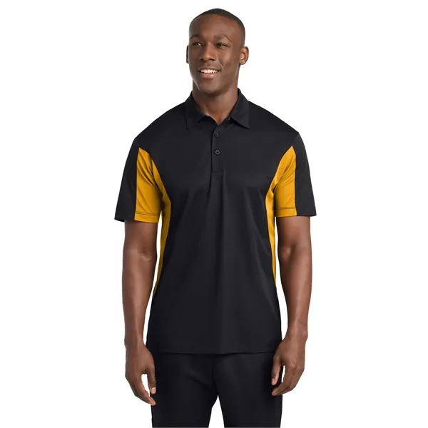 Sport-Tek Tall Side Blocked Micropique Sport-Wick Polo. - Sport-Tek Tall Side Blocked Micropique Sport-Wick Polo. - Image 26 of 54