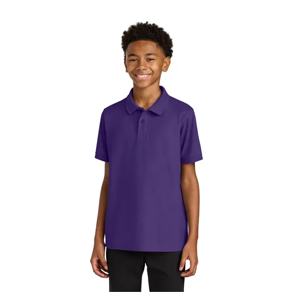 Port Authority Youth Wearever Signature Pique Polo