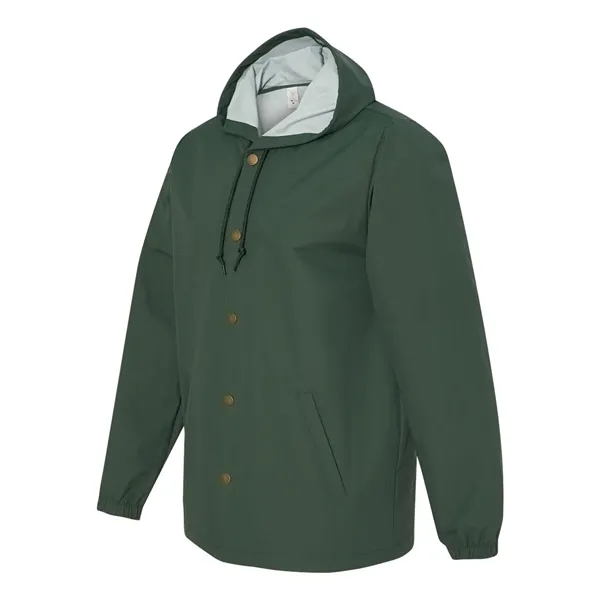 Independent Trading Co. Men's Water-Resistant Hooded Wind... - Independent Trading Co. Men's Water-Resistant Hooded Wind... - Image 11 of 13