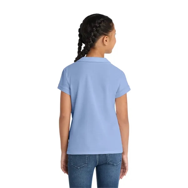 Port Authority Girls Silk Touch Peter Pan Collar Polo. - Port Authority Girls Silk Touch Peter Pan Collar Polo. - Image 1 of 19