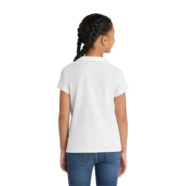 Port Authority Girls Silk Touch Peter Pan Collar Polo. - Port Authority Girls Silk Touch Peter Pan Collar Polo. - Image 16 of 19