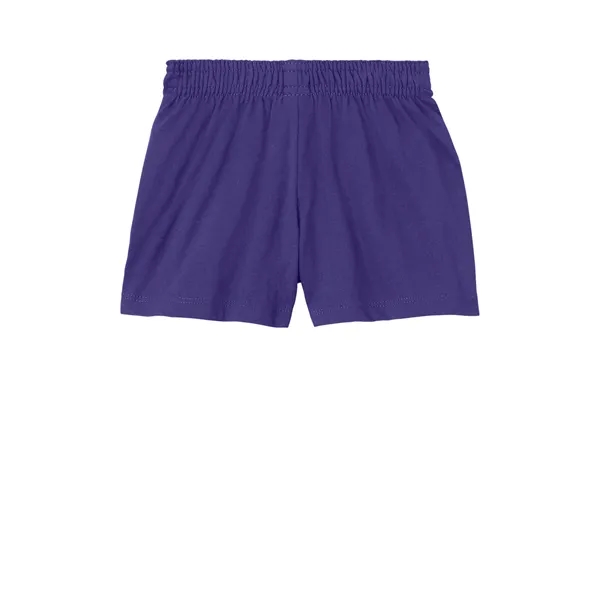 Sport-Tek Girls Jersey Knit Squad Short - Sport-Tek Girls Jersey Knit Squad Short - Image 14 of 19