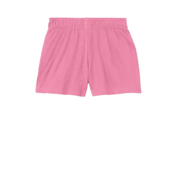 Sport-Tek Girls Jersey Knit Squad Short - Sport-Tek Girls Jersey Knit Squad Short - Image 17 of 19