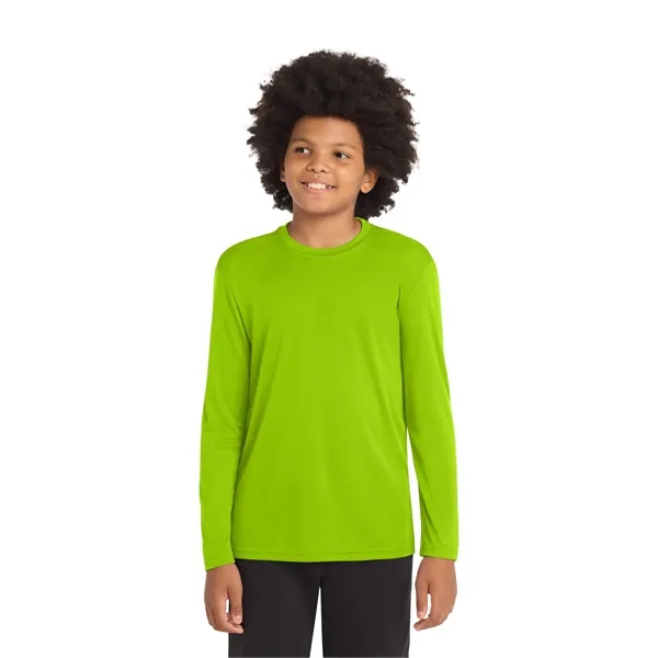 Sport-Tek Youth Long Sleeve PosiCharge Competitor Tee. - Sport-Tek Youth Long Sleeve PosiCharge Competitor Tee. - Image 15 of 98
