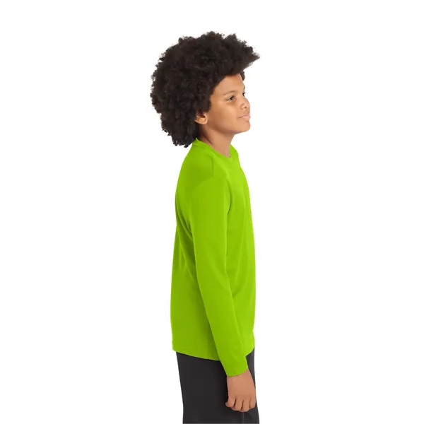 Sport-Tek Youth Long Sleeve PosiCharge Competitor Tee. - Sport-Tek Youth Long Sleeve PosiCharge Competitor Tee. - Image 17 of 98