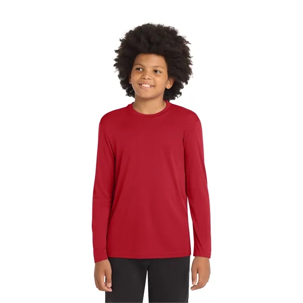 Sport-Tek Youth Long Sleeve PosiCharge Competitor Tee. - Sport-Tek Youth Long Sleeve PosiCharge Competitor Tee. - Image 30 of 98