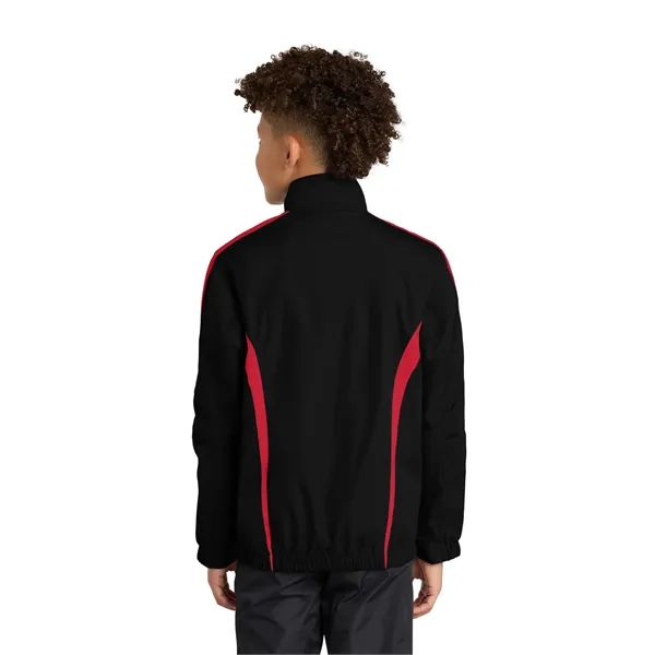 Sport-Tek Youth Colorblock Raglan Jacket. - Sport-Tek Youth Colorblock Raglan Jacket. - Image 1 of 24