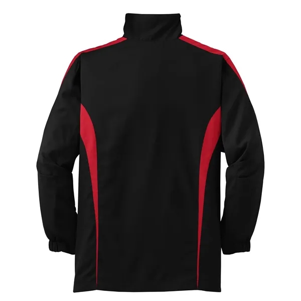 Sport-Tek Youth Colorblock Raglan Jacket. - Sport-Tek Youth Colorblock Raglan Jacket. - Image 4 of 24